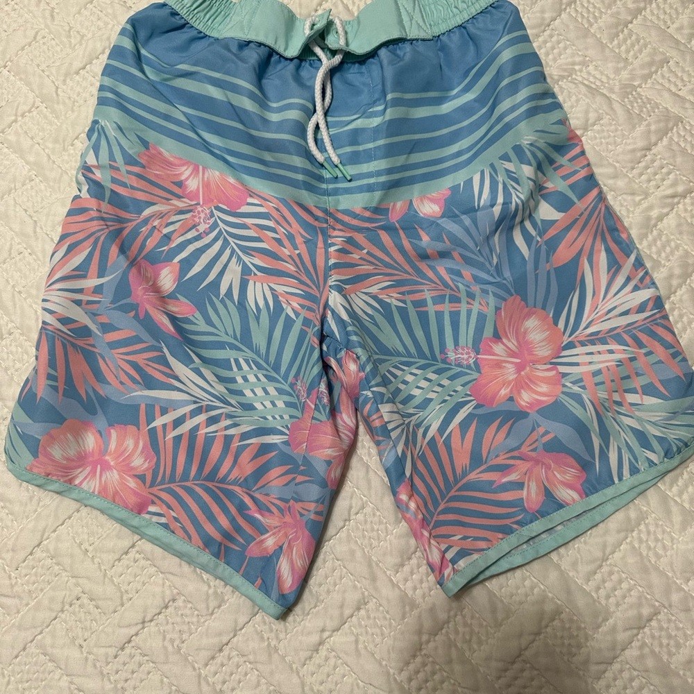 Tommy Bahama Boys Tropical Floral Swim Trunks Boys 10/12